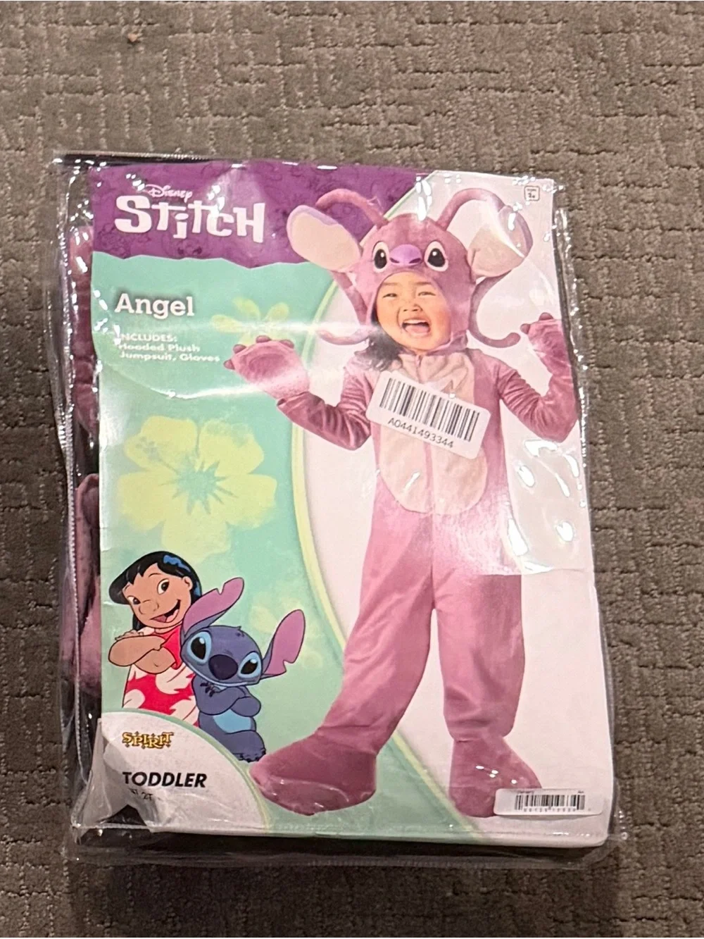 Disney Angel (Stitch) Toddler Costume - Pink, Cream